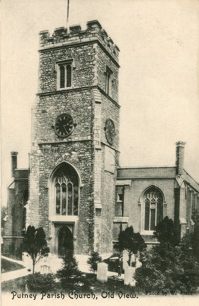 Igreja de Putney, em Londres de English Photographer