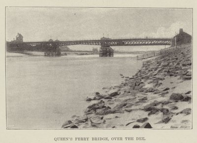 Queens Ferry Bridge, sobre o Dee de English Photographer
