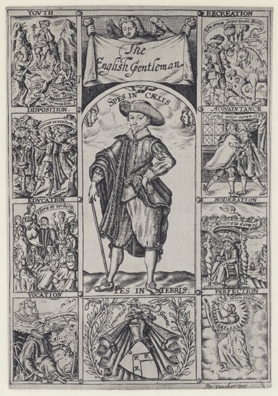 R Brathwait, The English Gentleman, J Haviland para R Bostock 1630 (foto a p/b) de English Photographer