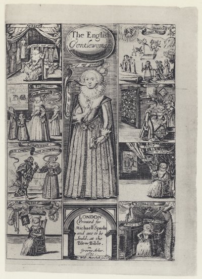 R Brathwait, The English Gentlewoman, M Sparke 1631 (foto a p/b) de English Photographer
