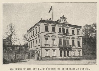 Residência do duque e duquesa de Edimburgo em Coburg de English Photographer