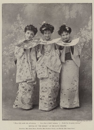 Renascimento do Mikado no Teatro Savoy de English Photographer
