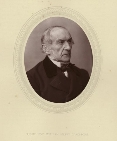 Hon certo William Ewart Gladstone de English Photographer