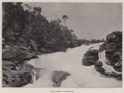 Cenário do rio em Madagascar de English Photographer
