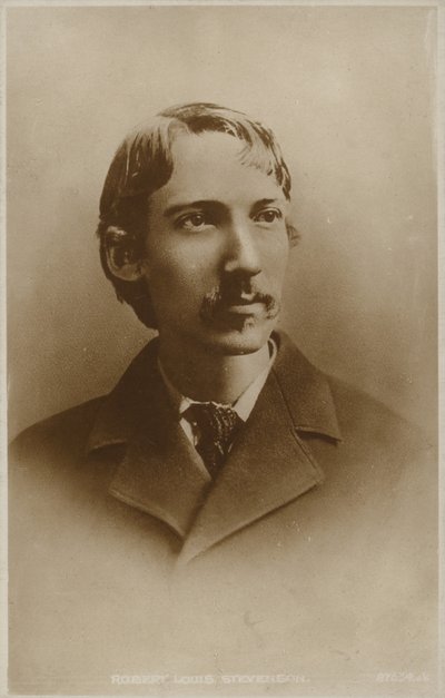 Robert Louis Stevenson (1850-1894), romancista escocês, poeta e escritor de viagens de English Photographer