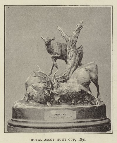 Royal Ascot Hunt Cup, 1891 de English Photographer
