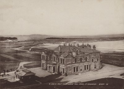 Royal e Antiga Golf Club House e Links, St Andrews de English Photographer