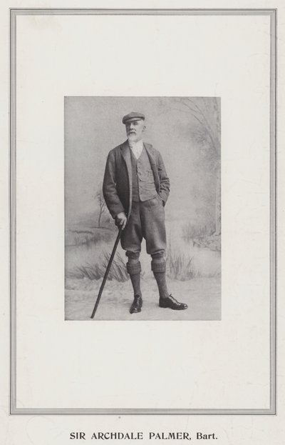 Sir Archdale Palmer, Baronet de English Photographer