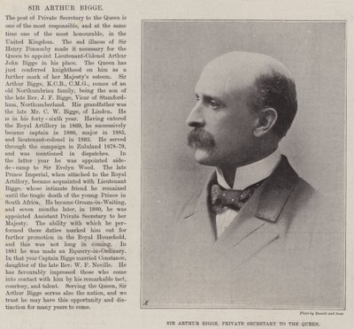 Sir Arthur Bigge, secretário privado da rainha de English Photographer