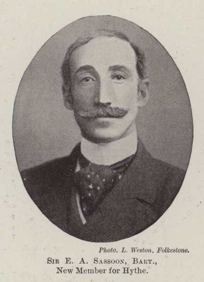 Sir EA Sassoon, Baronet, Novo membro da Hythe de English Photographer