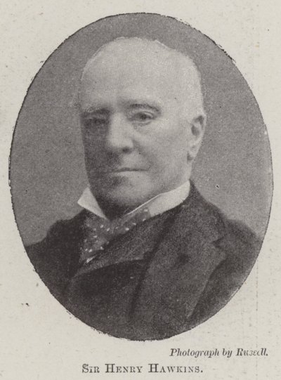 Sir Henry Hawkins de English Photographer