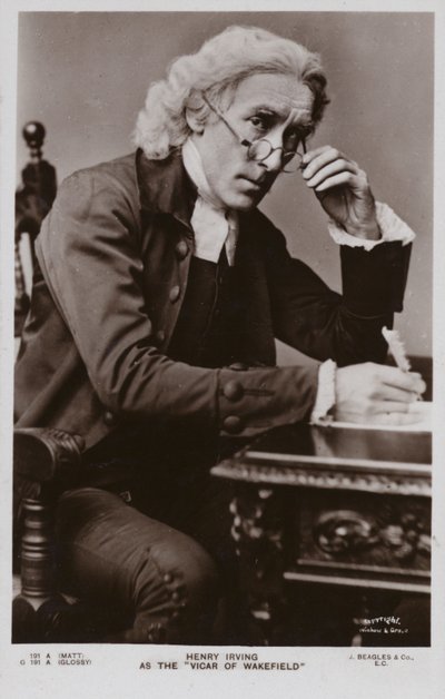 Sir Henry Irving, ator de teatro inglês de English Photographer