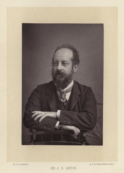 Sir James Dromgole Linton, aguarelista de English Photographer