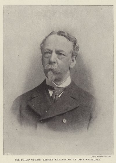 Sir Philip Currie, embaixador britânico em Constantinopla de English Photographer
