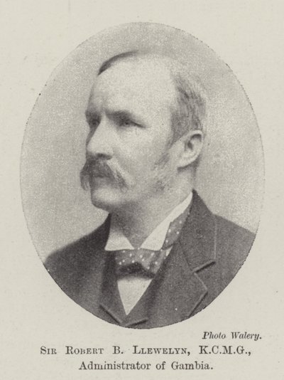 Sir Robert B Llewelyn, KCMG, Administrador da Gâmbia de English Photographer
