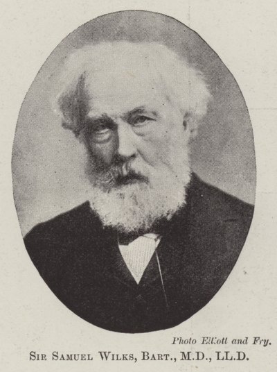 Sir Samuel Wilks, Baronete, MD, LLD de English Photographer