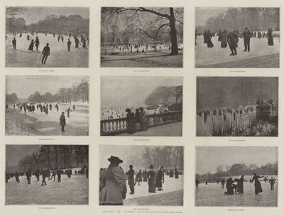 Patinando em Londres de English Photographer
