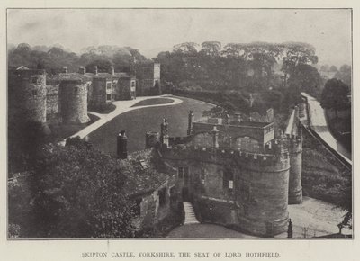 Castelo de Skipton, Yorkshire, a sede do senhor Hothfield de English Photographer