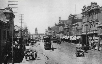 África do Sul: Main Street, Port Elizabeth (foto a p/b) de English Photographer