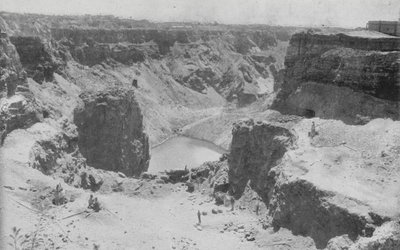 África do Sul: Open Workings, Kimberley (foto a p/b) de English Photographer