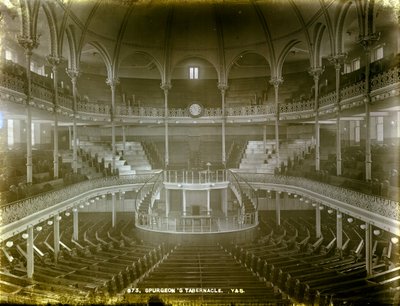 Tabernáculo de Spurgeons, Londres de English Photographer