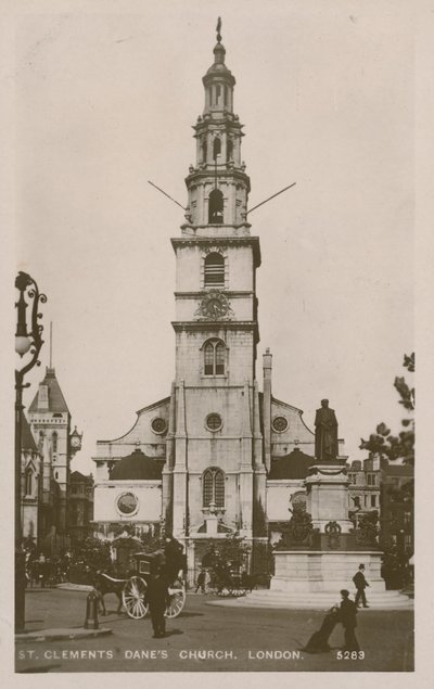 Igreja de St Clements Danes, Londres de English Photographer