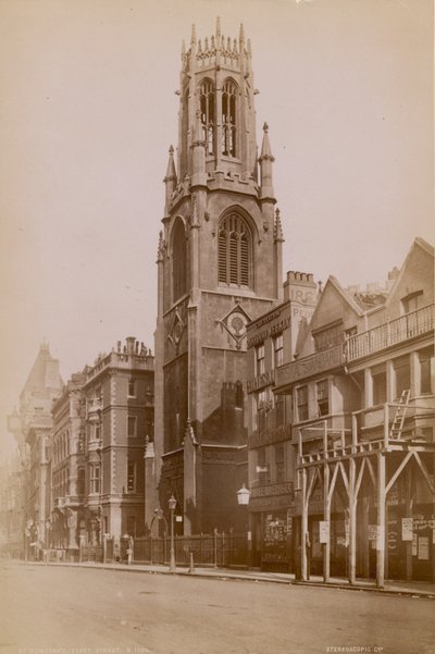 Igreja St Dunstans, Fleet Street, Londres de English Photographer