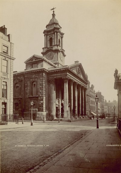 St Georges Church em Hanover Square de English Photographer