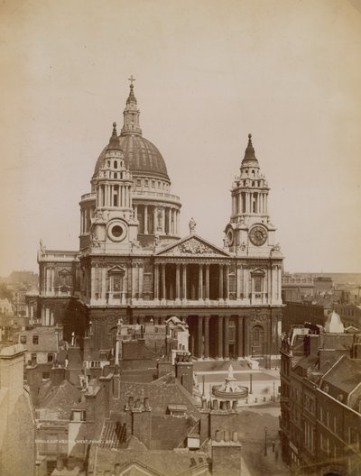 St Pauls Cathedral, Londres, início do século XX de English Photographer