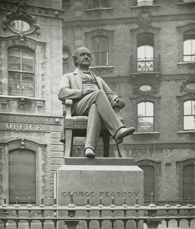 Estátua de george peabody de English Photographer