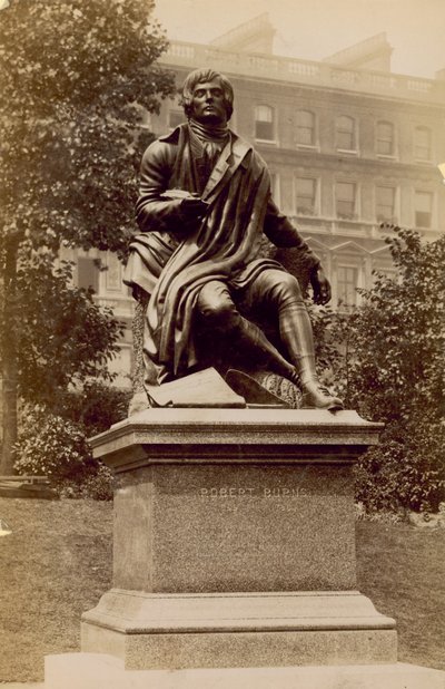 Estátua de Robert Burns de English Photographer
