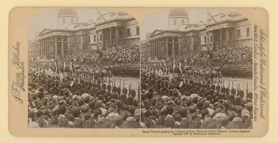 Impressão estereográfica do Jubileu de Diamante da Rainha Victorias de English Photographer