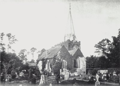 Igreja Stoke Poges (foto a p/b) de English Photographer