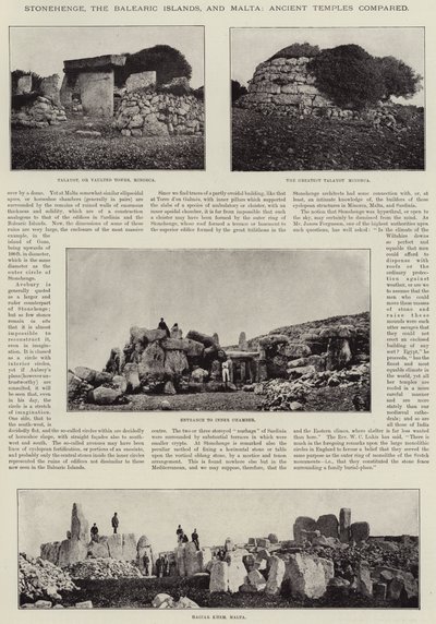 Stonehenge, Ilhas Baleares e Malta, templos antigos comparados de English Photographer