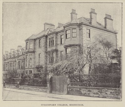 Strathearn College, Edimburgo (gravura) de English Photographer