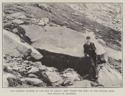 O suposto assassinato na ilha de Arran, local onde o corpo da Rosa Turística foi encontrado em Goatfell de English Photographer