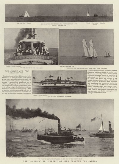 O concurso da America Cup como visto através da câmera de English Photographer