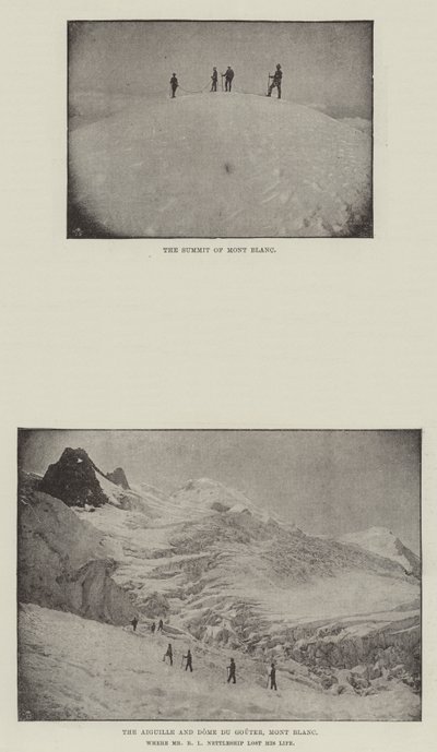 A subida do Mont Blanc de English Photographer