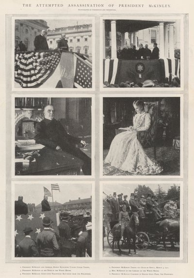 A tentativa de assassinato do Presidente McKinley de English Photographer