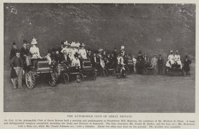 O Automóvel Clube da Grã-Bretanha de English Photographer