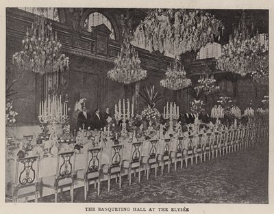 O salão de banquetes no Elysee de English Photographer