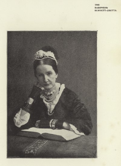 A baronesa Burdett-Coutts de English Photographer