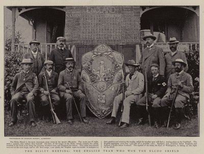 O Bisley Meeting, o time inglês que ganhou o Elcho Shield de English Photographer