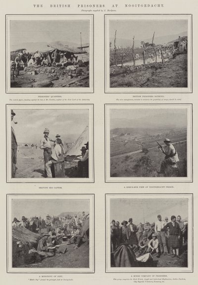 Os prisioneiros britânicos no Nooitgedacht de English Photographer