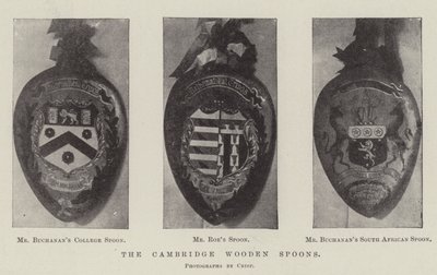 As colheres de madeira de Cambridge de English Photographer