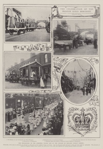 A Celebração do Mercador da Guilda Preston de English Photographer