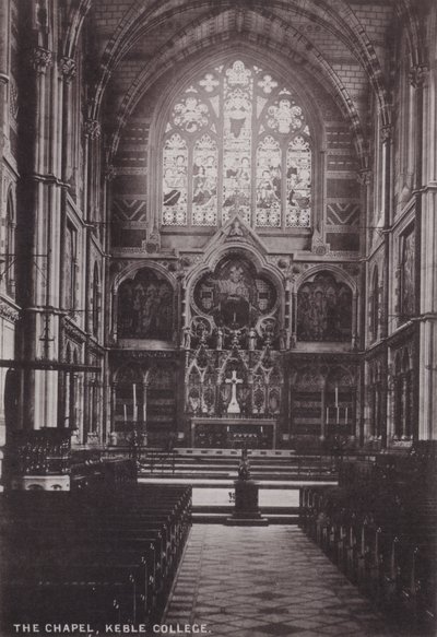 A capela, faculdade de Keble de English Photographer