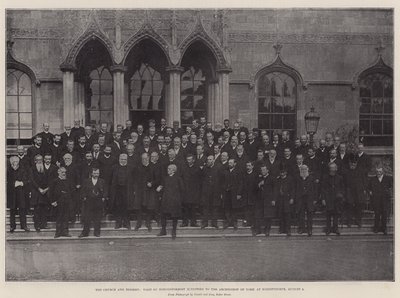 A Igreja e a Dissidência, Visita de Ministros Não-conformistas ao Arcebispo de York em Bishopthorpe, 8 de agosto de English Photographer