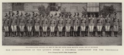 A Comemoração do Reino das Rainhas, um Contingente Colonial para a Procissão de English Photographer