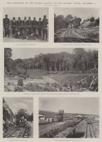 A conclusão da estrada de ferro de Uganda para o Victoria Nyanza, 19 de dezembro de English Photographer